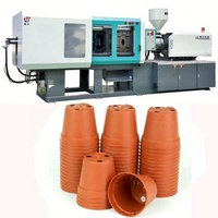 Machine de moulage par injection plastique de 140 tonnes pour la fabrication de petits produits, notamment des pots de fleurs