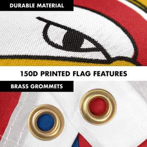 Gahumi Taille personnalisée 3x5Ft <span class=keywords><strong>Croatie</strong></span> Drapeau de pays promotionnel Polyester Drapeaux nationaux croates Bannière Hrvatska - Product Image 4