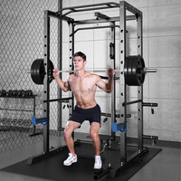 Half Rack Gym Squat Machine Cross Fitness Power Rack