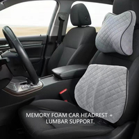 Coussin de soutien lombaire Jiyimei General Motors, coussin respirant pour le cou, coussin de soutien dorsal en mousse à mémoire de forme souple, ensemble de coussins de siège