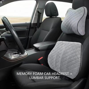 Almohada de Soporte Lumbar Jiyimei General Motors, Almohada Transpirable para el Cuello, Cojín de Espuma Viscoelástica Suave para Soporte de Espalda, Juego de Almohadas de Descanso para Asiento - Product Image 1