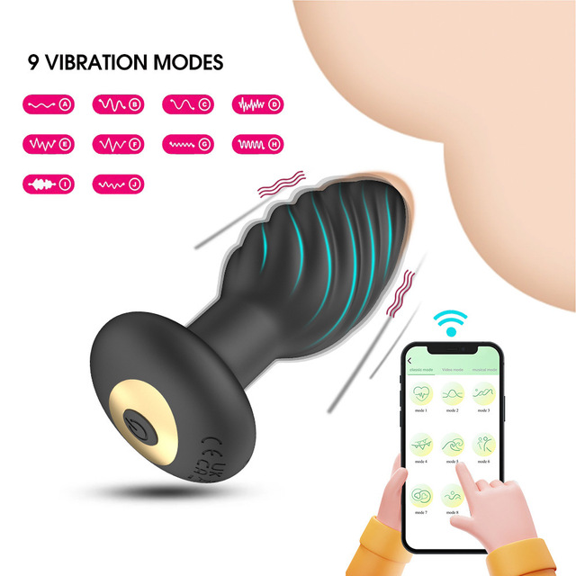 Massaging Butt Plug for Men & Women