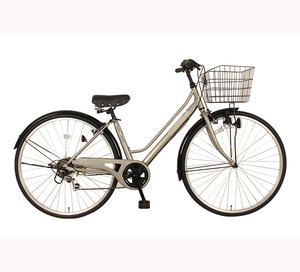 Bicicleta Urbana Clásica Retro Vintage para Mujer WANYI de 27 Pulgadas, 6 Velocidades, con Canasta, Horquilla de Acero al Carbono, Bicicleta para Adultos - Product Image 5