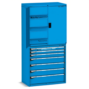Armoire à tiroirs Fami Master Key Comfort C0-Eh=54X27, 7 tiroirs, 1020x598x2000 mm, blanc pur RAL9010, rangement d'outils - Product Image 2