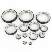 Kit de conversion d'écrou de broche de moyeu de verrouillage série M8 * 0.75 M10 * 1 R verrouillage rond écrou fendu verrouillage radial pour accessoires de vis à billes