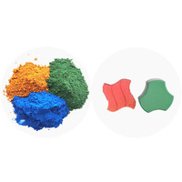 Poudre d'oxyde de fer pigmenté pour interlock