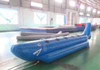 Offre Spéciale gonflable requin poisson volant remorquable gonflable flottant banane requin bateau eau Sport jeux équipement