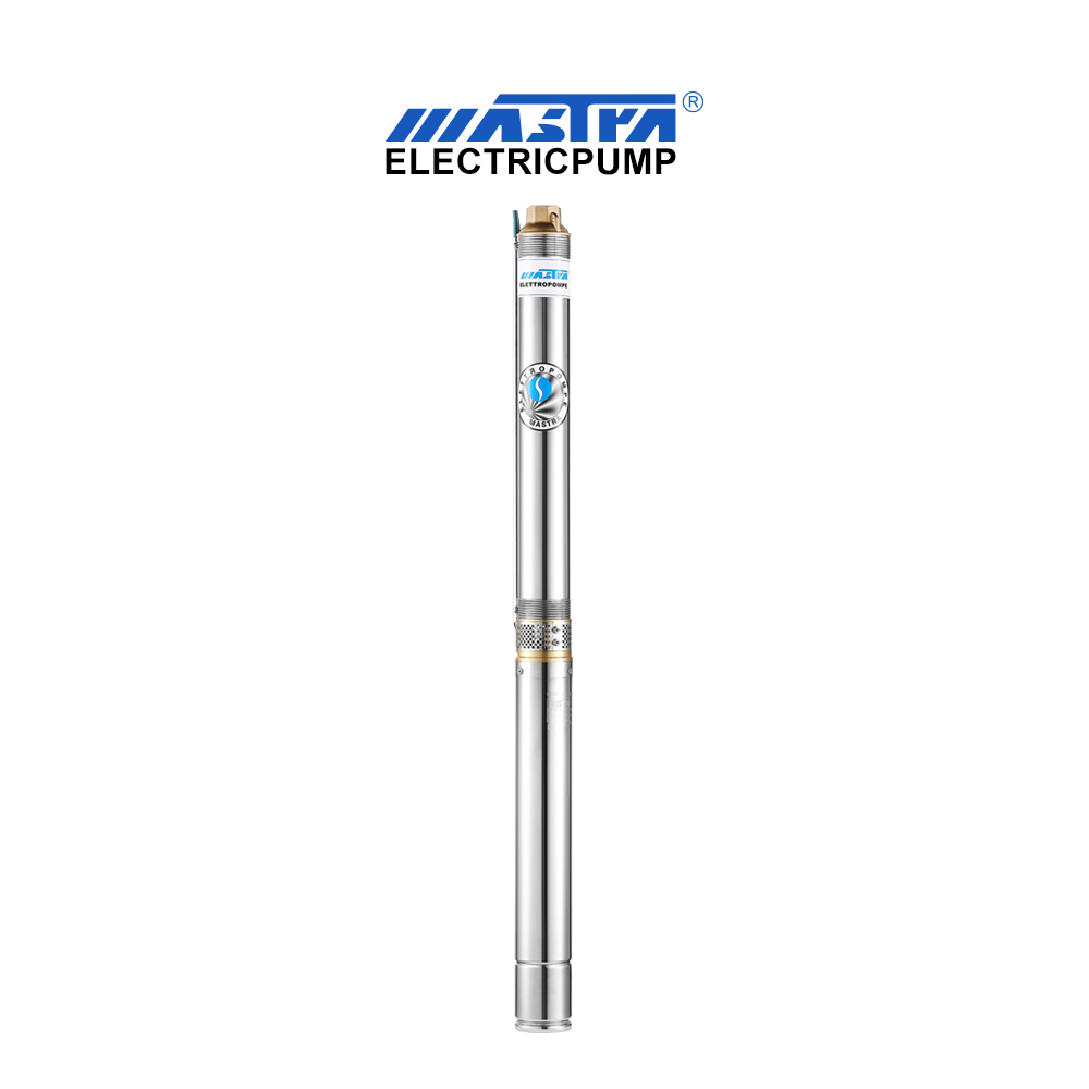 Best Brands Mastra bomba submersa 1.5 hp deep well 2hp 1.5kW head 150 meter deep well pump 3 inch submersible water pump