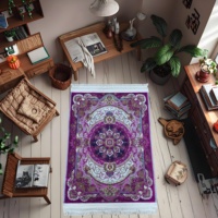 Gedruckte Persion Muslim Gebets matte Islamischer Teppich Weicher bestickter Teppich für Schlafzimmer Gebets teppich Reise gebets matte mit Quaste