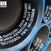 Tubo de Acero Circular Hueco CHS EN10210 S355J2, Tubo Redondo Estructural para Puentes, Técnica ERW, Certificado ISO CE