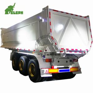 <span class=keywords><strong>Semi</strong></span>-remorque benne basculante arrière en U de 45 mètres cubes à 3 essieux, prix usine - Product Image 2