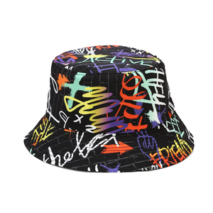 Chapeaux Bob en Toile Respirante à Imprimé Floral Tendance pour Femmes et Hommes, Idéaux pour la Protection Solaire en Extérieur au Printemps et en Été - Product Image 1