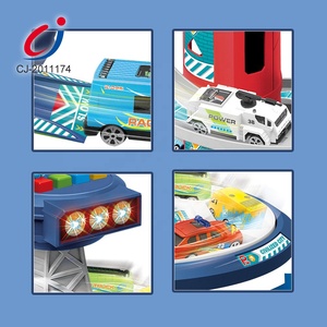 2025 nouveaux jeux pour enfants jouets d'intérieur pistes de Garage de ville, conception créative en <span class=keywords><strong>spirale</strong></span> de jouet de parking avec lumière et musique - Product Image 4