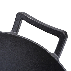 <span class=keywords><strong>Wok</strong></span> Tradicional <span class=keywords><strong>Chino</strong></span> de Hierro Fundido <span class=keywords><strong>Grande</strong></span>, Pre-Sazonado y Antiadherente, en Venta - Product Image 5