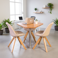 Bureau en bambou de style moderne et éco-responsable, avec cadre électrique, mobilier de bureau, table assis-debout