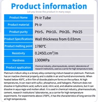 Tube en iridium platine / Bande de marquage PtIr, Marqueurs radiopactiques pour stenting cardiaque interventionnel et cathétérisme
