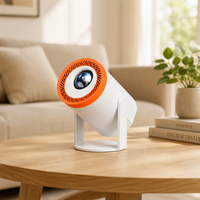 Projecteur de cinéma maison intelligent Android 14 4K à courte focale de haute qualité avec haut-parleurs intégrés, WiFi portable, BT, 200 lumens