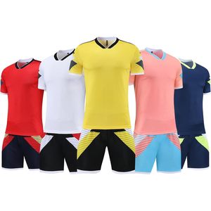 Ensemble d'uniformes de football personnalisés, maillot sublimé à col en V, short anti-transpiration, unisexe, pour adultes et enfants, nom et numéro de l'équipe 10 - Product Image 5