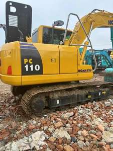 Excavadora sobre orugas pequeña usada Komatsu PC110 Maquinaria de alta calidad vendida a bajo precio - Product Image 3