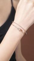 Bracelet jonc pour femme, vente en gros, direct usine, bijoux légers, présentoir à bijoux, bracelet jonc double ou simple torsadé, collection automne