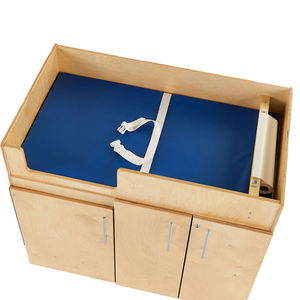 Top moderno portatile in legno pannolino <span class=keywords><strong>per</strong></span> <span class=keywords><strong>bambini</strong></span> <span class=keywords><strong>fasciatoio</strong></span> <span class=keywords><strong>per</strong></span> asilo nido e palestra Hotel uso con caratteristiche di stoccaggio - Product Image 3