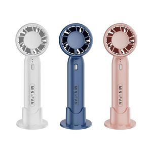 Mini ventilateur portable haute vitesse avec support de téléphone, rechargeable par USB, idéal pour les voyages et l'extérieur - Product Image 4