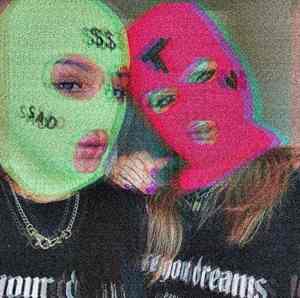 Passamontagna Invernale Personalizzato con <span class=keywords><strong>3</strong></span> Fori, Ricamo Rosa Neon, Maschera da Sci - Product Image 2