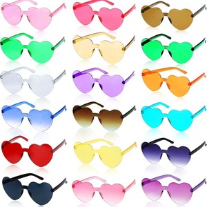 Nouvelle Tendance 2026 : Lunettes de Soleil Cœur Sans Monture Couleur Bonbon – Vente Chaude en Gros, Idéales pour les Fêtes - Product Image 1