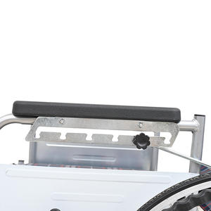 Kursi roda Manual sandaran belakang tinggi dengan desain datar penuh sandaran kaki angkat sandaran kaki dapat disesuaikan-untuk rehabilitasi - Product Image 5