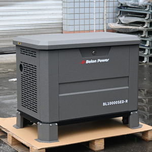 Générateur tri-énergie silencieux portable 8 kW (essence, <span class=keywords><strong>gaz</strong></span> naturel, GPL, GNC) avec démarrage électrique pour usage domestique 230 V 400 V - Product Image 4