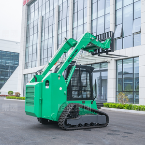 รถตักล้อยางขนาดเล็กแบบตีนตะขาบของจีน พร้อมเครื่องยนต์ดีเซลยูโร 5 ระบบ PLC และปั๊ม สำหรับงานก่อสร้าง - Product Image 3