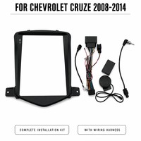 Frame Dasbor 9.7 Inci untuk Chevrolet Cruze 2008-2014 Panel Fascia Radio Mobil dengan Kabel Harness