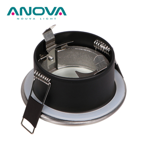 Boîtier en acier inoxydable GU10 <span class=keywords><strong>spot</strong></span> lumineux MR16 boîtier rond LED downlight cadre - Product Image 2