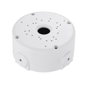 صندوق توصيل كاميرا مراقبة دائري بلاستيكي 12 سم للتركيب في السقف، صندوق إخفاء الأسلاك ومصدر الطاقة، حامل لكاميرا المراقبة - Product Image 1