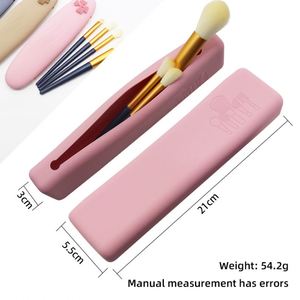 Portable Hot Silicone Brush Holder Waterproof Travel <b>Makeup</b> Bag Storage Pouch <b>Case</b> - Product Image 3