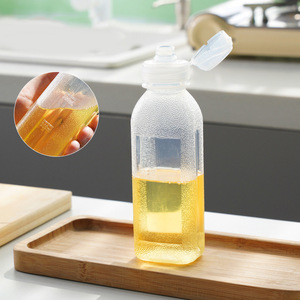 Bottiglia dosatrice cilindrica in plastica con tappo a vite per olio, salsa di soia e aceto, famosa su Internet, per cucina - Product Image 3