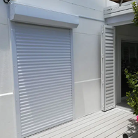 Aluminium Hurricane Roller Blind Sécurité Intérieur Fenêtre Roulante Typhoon-Resist Roll up Door avec Wind Proof Roller Shutter