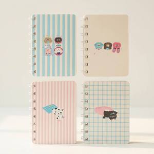 Paquete de 4 Libretas de Bolsillo Miniatura Kawaii con Estampados de Animales y Postres, Bloc de Notas Espiral de 10*8cm para Venta al Por Mayor - Product Image 1