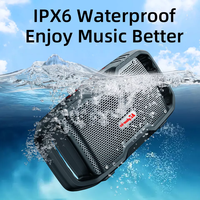 Speaker Nirkabel Berdaya Tinggi 120W dengan Empat Speaker untuk Pemutaran Stereo yang Kuat, Tahan Air IPX6, Mendukung Kartu TF, USB Flash Disk, dan Audio AUX