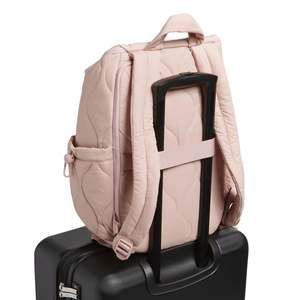 Sac à dos matelassé résistant à l'eau - Sac à dos de loisirs en nylon souple avec option de logo personnalisé, sangle antivol, design esthétique - Product Image 5