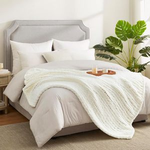 <span class=keywords><strong>Plaid</strong></span> de canapé en chenille tricoté main, style européen-américain, en fil épais, pour la décoration intérieure - Product Image 4