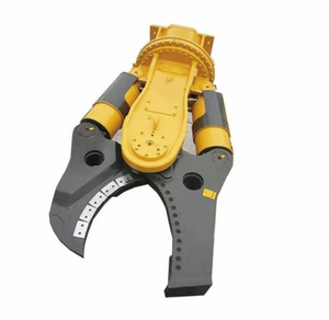 OEM CE工場製 掘削機アタッチメント 回転式金属解体切断ギロチン スクラップ用 ダブルシリンダー油圧シャー - Product Image 1