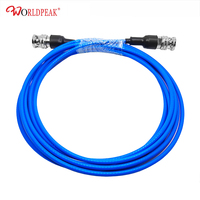 Triax 3 cosses fentes PL75-47 triaxiale TRB mâle à TRB mâle BNC prise 78ohm 1553B RF test de Signal coaxial assemblage de câble Twinax