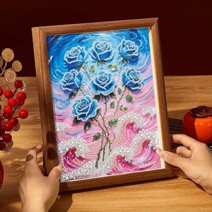 ชุดภาพวาดเพชร XIXI ลายดอกทานตะวัน รูปทรงพิเศษ คริสตัล 3 มิติ วัสดุอะคริลิก พร้อมกรอบ-ตกแต่งบ้าน DIY ลายดอกไม้ - Product Image 6