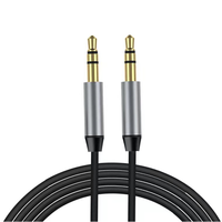 Câble audio coaxial 3,5 mm en PVC pour microphone, haut-parleur de voiture, MP4, casque, connexion audio AUX mâle-mâle, câble AUX Focuses pour