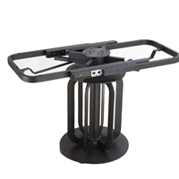 Mecanismo Giratorio de 180 Grados para Mesa de Comedor, Conversión de Tablero Rectangular a Cuadrado, Resistente, para Muebles del Hogar