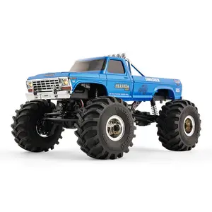 FMS 1/24 FCX24 Max Smasher V2 Rolo alto de duas velocidades, captador de esteira, carro elétrico RTR 4WD, veículo de brinquedo, mini RC Monster Truck