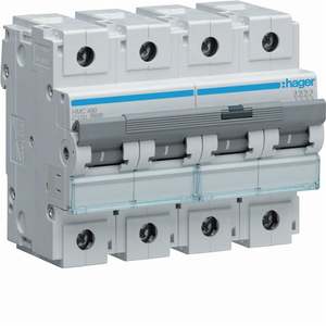 HMC490 ปรับแต่งได้ด้วย Hagers MCB 15000A 15kA 4P curve C 100A 6M - Product Image 1