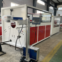 Ligne de production de machine d'extrusion automatique de tuyaux en PVC à double vis, prix usine, avec moteur, pompe et roulement