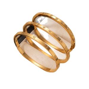 Brazalete de Acero Inoxidable SZ259 para Mujer, Hipoalergénico, Moderno, Minimalista, Joyería de Pulsera, Regalo - Product Image 5